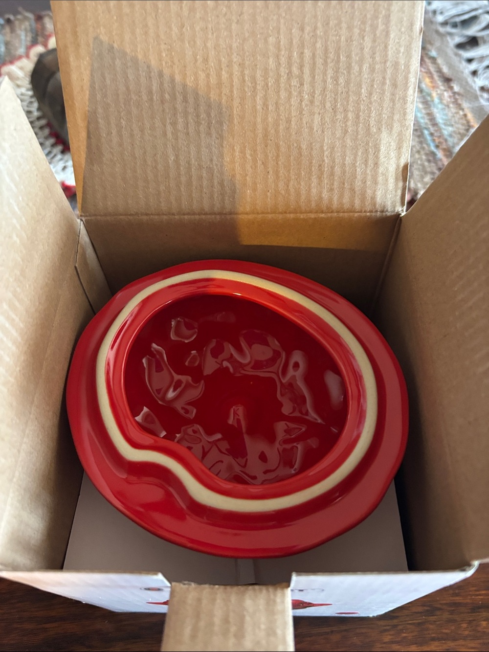Le Creuset Raspberry Casserole Dish - Raspberry Red 13 Oz - Picture 4 of 4